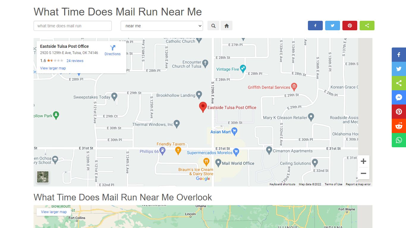 What Time Does Mail Run Near Me